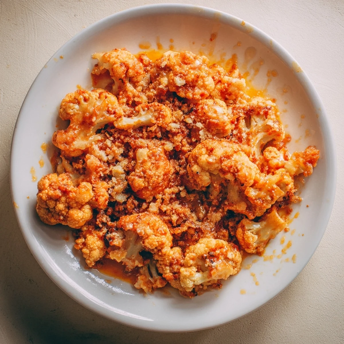 Crispy Air-Fryer Buffalo Cauliflower