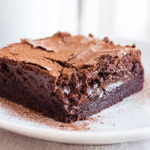 Decadent Dark Chocolate Brownie