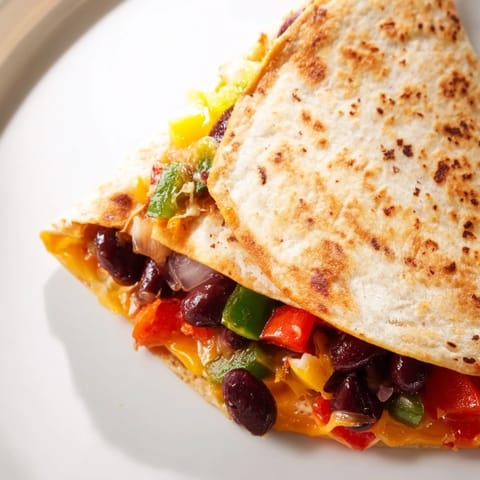 Black Bean Cheesy Quesadilla