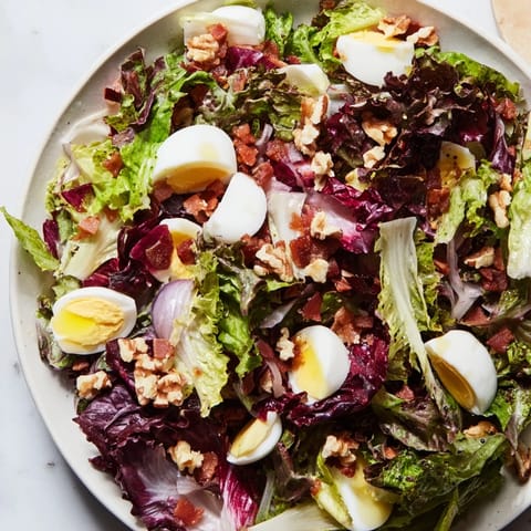 Bitter Greens with Warm Bacon