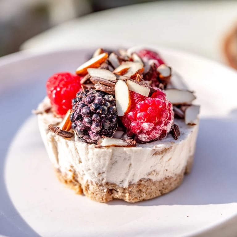 These no-bake protein cheesecake cups look divine, a perfect, healthy dessert treat, easy to make.