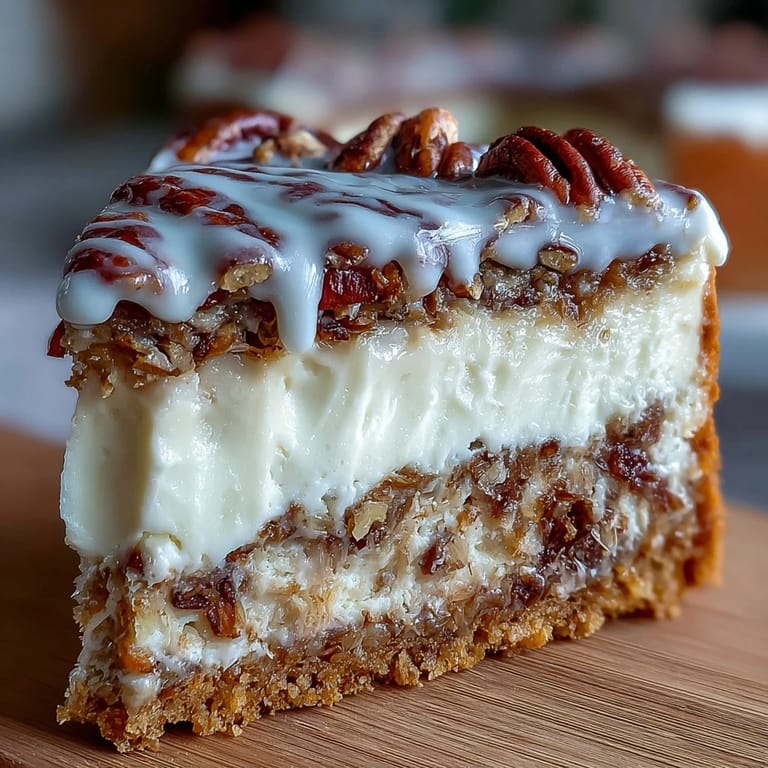 3. Decadent Carrot Cake Cheesecake Bars combining moist carrot cake, silky cheesecake, and a light cream cheese frosting—perfect for dessert.
