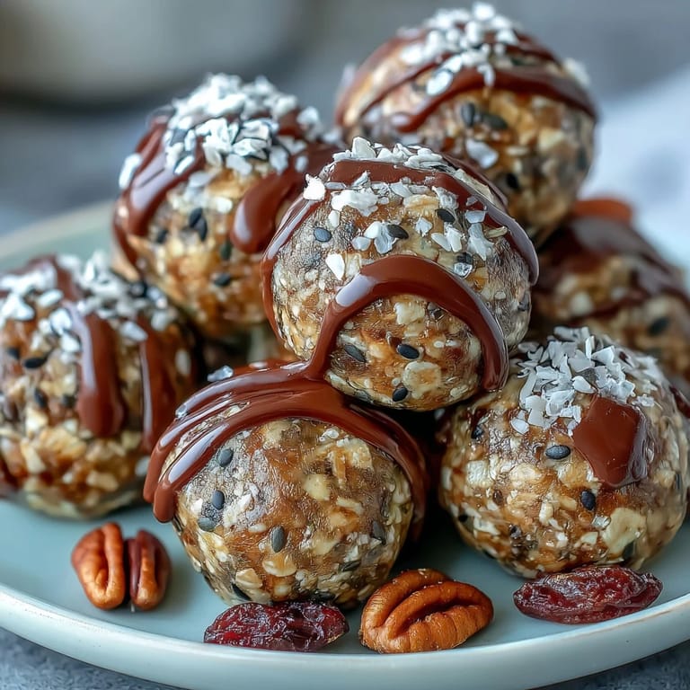 Homemade oat and honey energy balls with sunflower seeds and chocolate chips, a delicious nut-free treat.