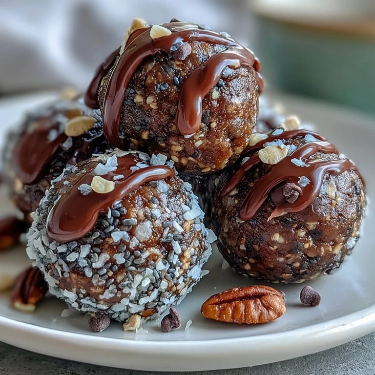 No-bake energy balls made with oats, honey, and sunflower seed butter, ideal for quick, healthy snacking.